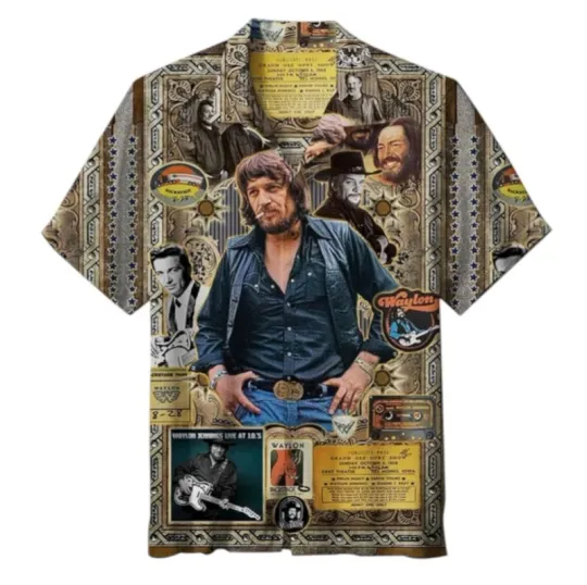 Discover Waylon Jennings Are You Ready For The Country Hawaiian Shirt
