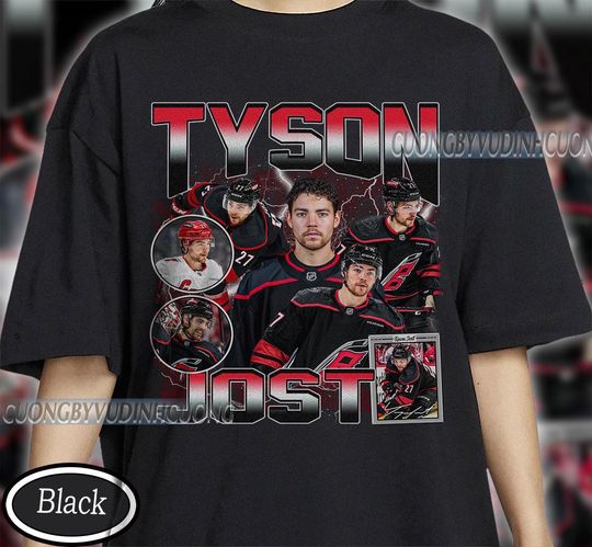 Discover Vintage Tyson Jost shirt, Tyson Jost Tee, Tyson Jost Tee, Bootleg Rap tee, Carolina Youth Hockey Tee