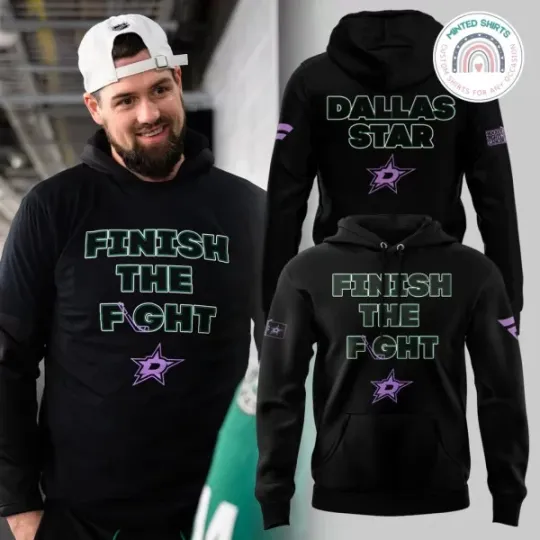 Discover Dallas Fight Cancer 3D Hoodie Limited Edition Hockey Fan Unisex