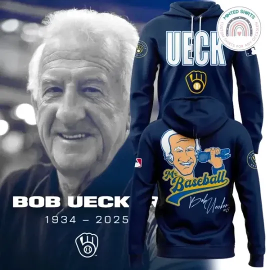 Milwauke Mr Baseball Bob Uecker 3D Hoodie Fan Edition Unisex