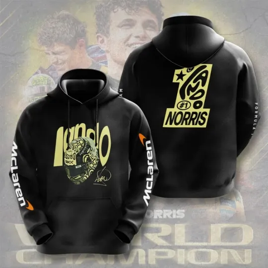 Lando Norris 2025 3D Hoodie