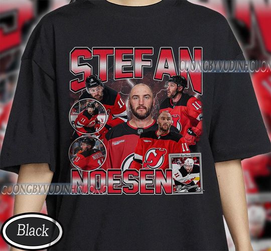 Discover Vintage Stefan Noesen 1 shirt, Stefan Noesen Tee, Stefan Noesen Tee, Bootleg Rap tee, New Jersey Youth Hockey Tee