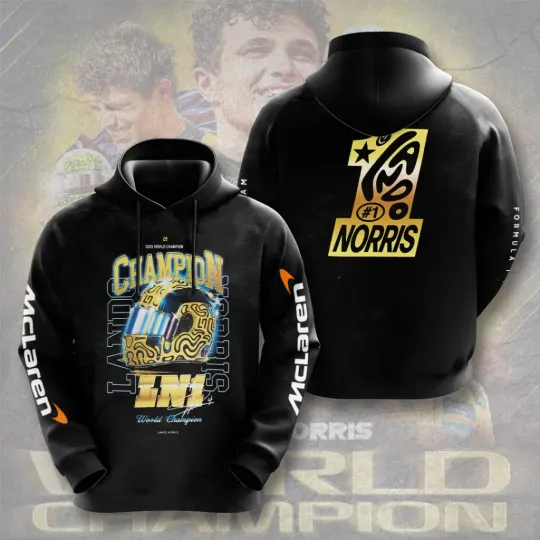 Lando Norris 2025 3D Hoodie