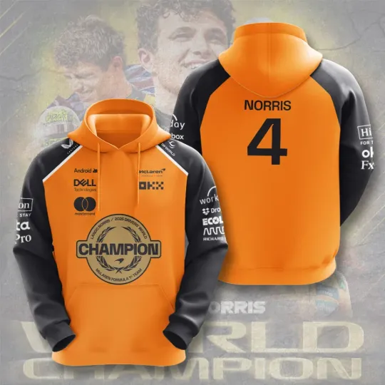 Lando Norris 2025 3D Hoodie