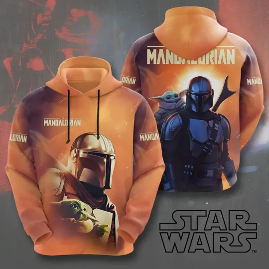 Star Wars The Mandalorian 3D Hoodie