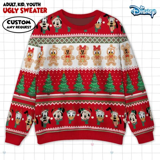 Discover Gingerbread Friends Ugly Christmas Sweater, Cute Xmas