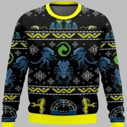 Discover HOT NEW Xenomorphs Alien Ugly Sweater RARE!