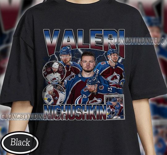 Discover Vintage Valeri Nichushkin shirt, Valeri Nichushkin Tee, Comfort colors Valeri Nichushkin Tee, Bootleg Rap tee, Colorado Youth Hockey Tee