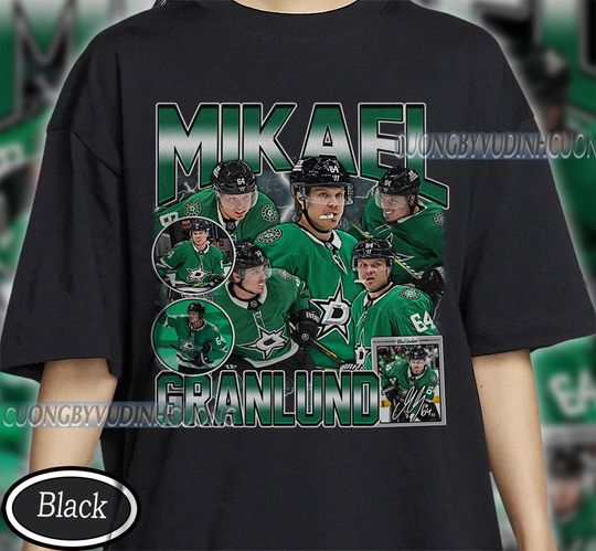 Discover Vintage Mikael Granlund 2 shirt, Mikael Granlund Tee, Comfort colors Mikael Granlund Tee, Bootleg Rap tee, Dallas Youth Hockey Tee