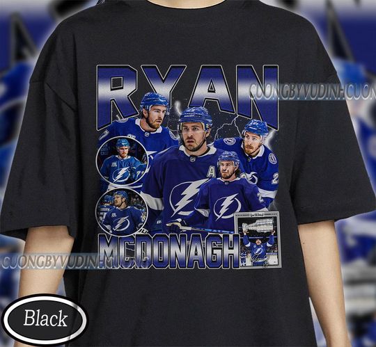Discover Vintage Ryan McDonagh shirt, Ryan McDonagh Tee, Ryan McDonagh Tee, Bootleg Rap tee, Tampa Bay Youth Hockey Tee
