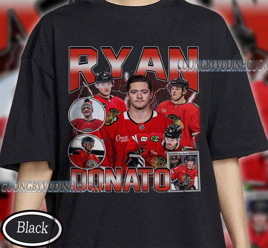 Discover Vintage Ryan Donato shirt, Ryan Donato Tee, Ryan Donato Tee, Bootleg Rap tee, Chicago Youth Hockey Tee