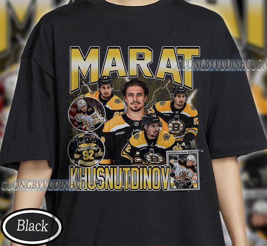 Discover Vintage Marat Khusnutdinov shirt, Marat Khusnutdinov Tee, Marat Khusnutdinov Tee, Bootleg Rap tee, Boston Youth Hockey Tee