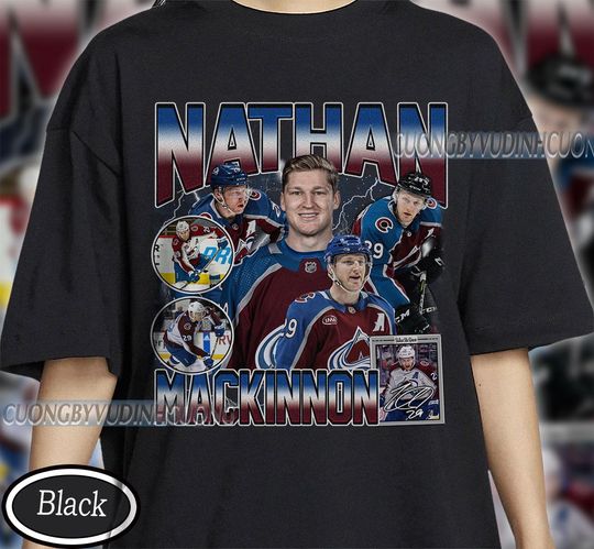 Discover Vintage Nathan MacKinnon shirt, Nathan MacKinnon Tee, Nathan MacKinnon Tee, Bootleg Rap tee, Colorado Youth Hockey Tee