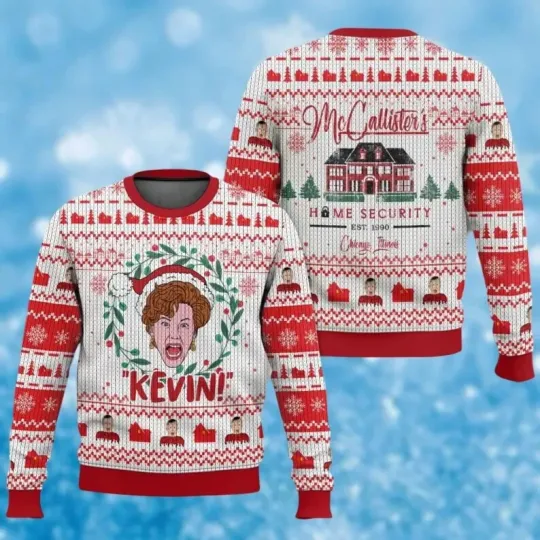 Discover BG Home Alone Movie Sweater, Kevin McCallister Ugly Sweater, Filthy Souls Alone
