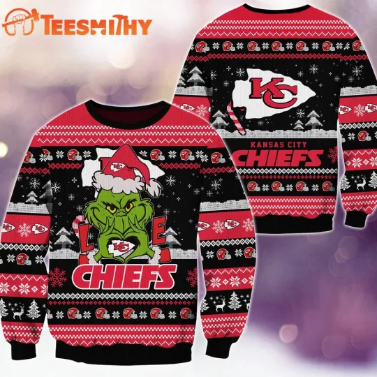 Discover KansasCity Chief football funny character Football Limited Ugly Christmas Sweater