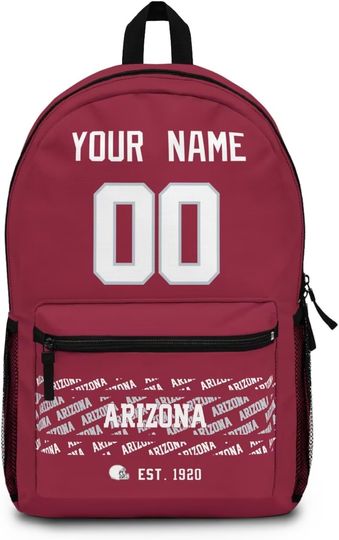 Discover Custom Arizonna Cardinals Football Backpacks, Gifts for Kids, Back to School