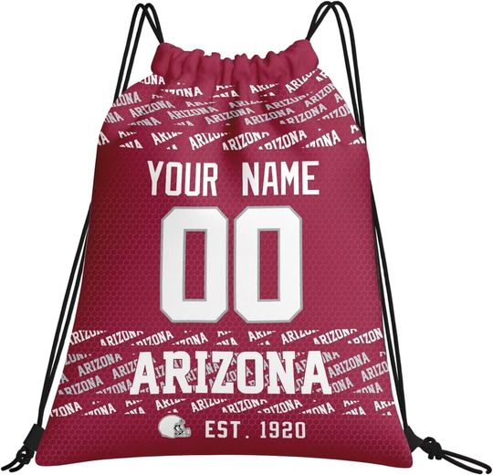 Discover Custom Arizonna Cardinals Football Team Drawstring Bags