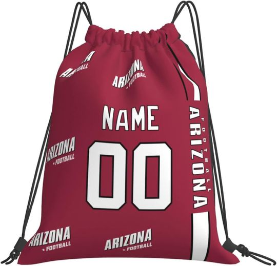 Discover Custom Arizonna Cardinals Football Team Drawstring Bags