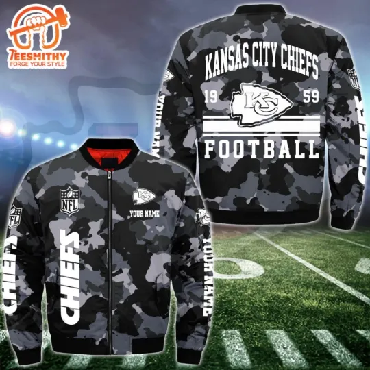 Discover Custom Your Name KansasCity Chief Bomber Jacket Gift For Christmas