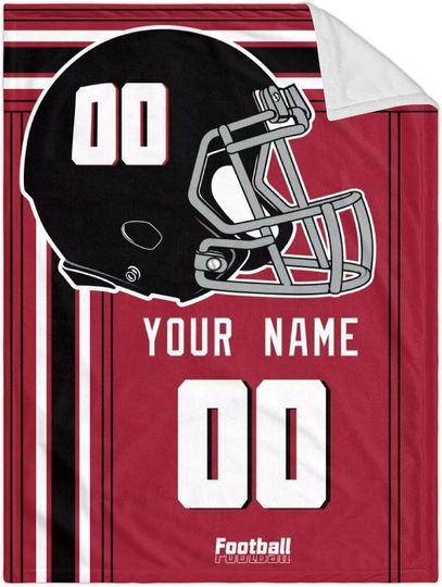 Custom Atlanta Falcons Football Fleece Blanket, Gifts for Men Women Boy