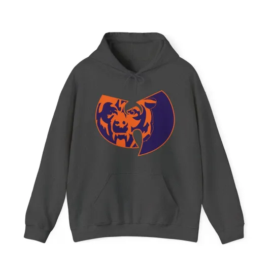 Discover Chicago Football Unisex Heavy Hooded Sweatshirt Bears Clan Fan Illinois