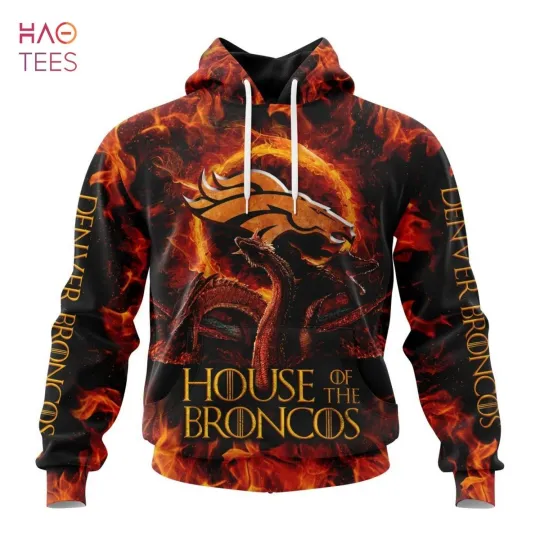 Discover Denver Game Of Thrones House Of The Broncos All Over Print 3D Hoodie