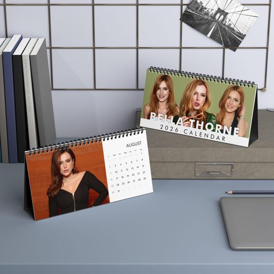 Discover Bella Thorne Desktop Calendar (2026 grid), Bella Thorne Calendar, Bella Thorne Fan gifts
