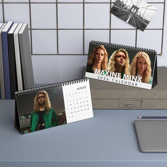 Discover Mia Goth: Maxine Minx Desktop Calendar, Maxine Minx Calendar, Mia Goth Fan Gift