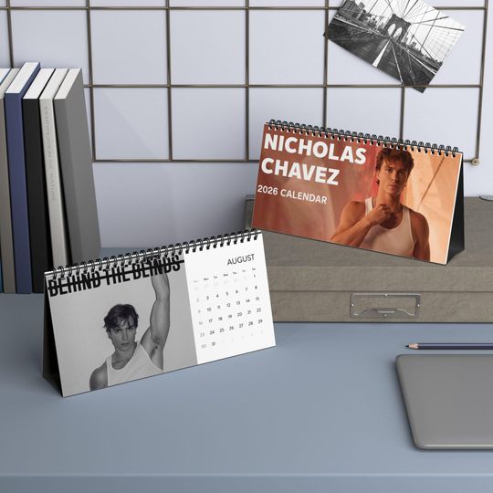 Discover Nicholas Alexander Chavez Desktop Calendar (2026 grid), Nicholas Chavez Calendar, Nicholas Chavez Fan gifts