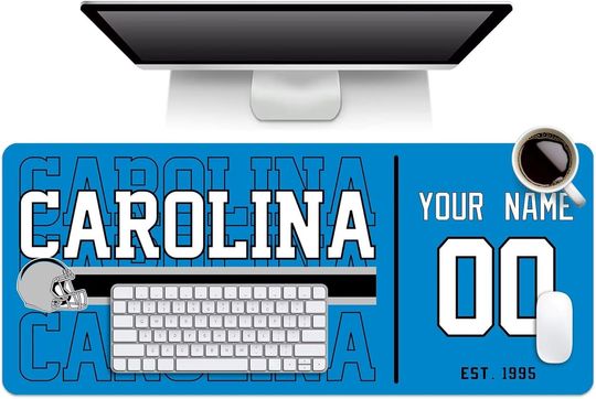 Discover Custom Carolina Panthers Mouse Pad, Desk Pad for Men Women Youth Gifts