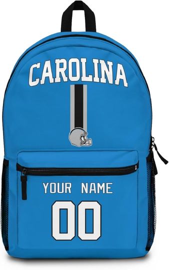Custom Carolina Panthers Backpack for Kids, Back to School Gift