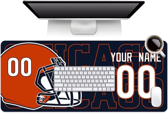 Discover Custom Chicago Bears Mouse Pad, Desk Pad for Men Women Youth Gifts