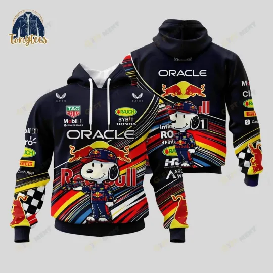 Discover Red Bull Racing x Snoop Racing Team All Over Printed 3D Hoodie
