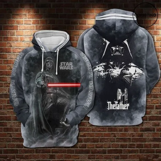 Discover Fog Darth Vader Star Wars Movie Fan All Over Print 3D Hoodie