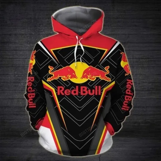 Discover Red Bull F1 Racing Team Fan All Over Print 3D Hoodie