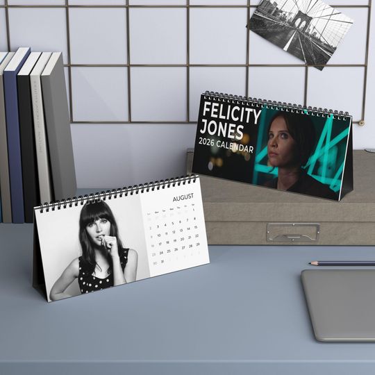 Discover Felicity Jones Desktop Calendar, Felicity Jones Actress Calendar, Felicity Jones Fan Gift