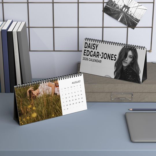 Discover Daisy Edgar-Jones Desktop Calendar, Daisy Edgar-Jones Actress Calendar, Daisy Edgar-Jones Fan Gift