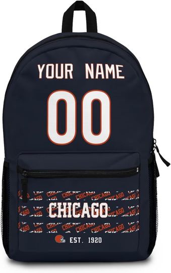 Custom Chicago Bears Backpack for Kids, Back to School Gift