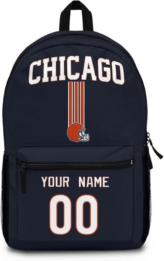 Custom Chicago Bears Backpack for Kids, Back to School Gift