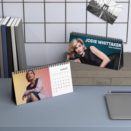 Discover Jodie Whittaker Desktop Calendar, Jodie Whittaker Actress Calendar, Jodie Whittaker Fan Gift