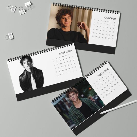 Discover Mason Thames Desktop Calendar (2026 grid)