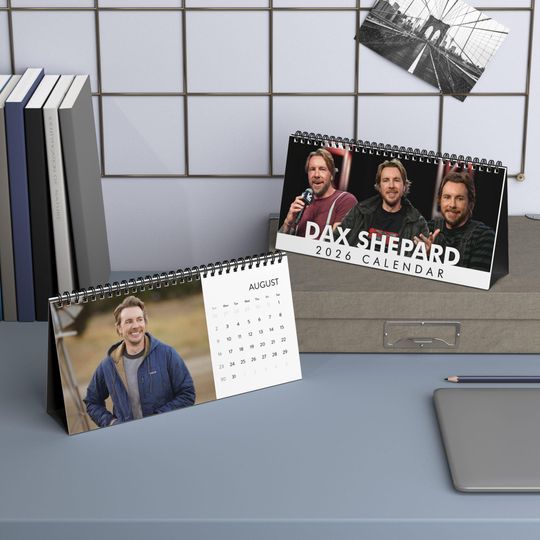 Discover Dax Shepard Desktop Calendar, Dax Shepard Actor Calendar, Dax Shepard Fan Gift