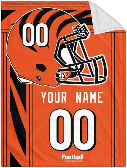 Discover ANTKING Cincinnati Plush Throw Blanket Personalized Gift for Men Women Youth