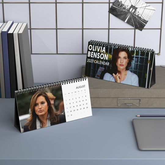 Discover Olivia Benson Desktop Calendar (2026 grid), Olivia Benson Calendar, Olivia Benson Fan gifts