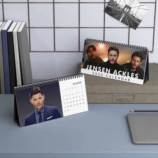 Discover Jensen Ackles Desktop Calendar, Jensen Ackles Calendar, Jensen Ackles Fan Gift