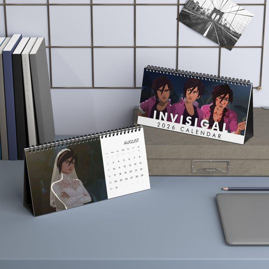 Discover Invisigal Dispatch Game Desktop Calendar, Dispatch Invisigal Calendar, Dispatch Fan Gift