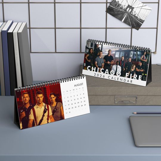 Discover Chicago Fire Desktop Calendar, Chicago Fire Tv Show Calendar, Chicago Fire TV Series Fan Gift