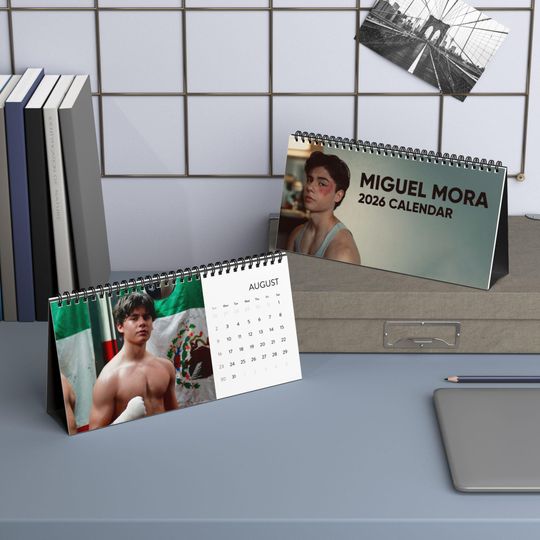 Discover Miguel Mora Desktop Calendar (2026 grid)