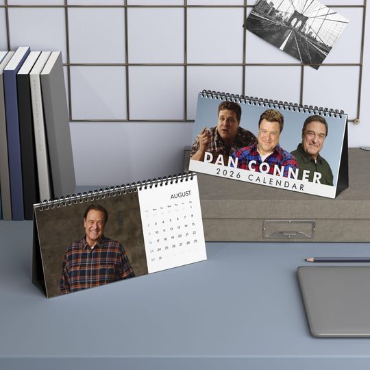 Discover Dan Conner Desktop Calendar, Dan Conner Roseanne Tv Show Calendar, Roseanne TV Series Fan Gift