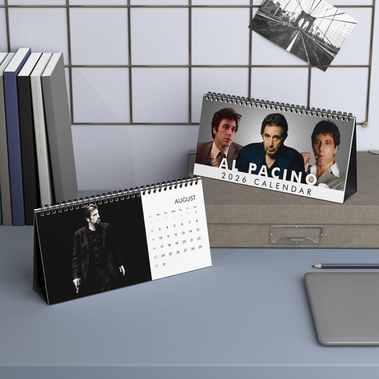 Discover Al Pacino Desktop Calendar, Al Pacino Actor Calendar, Al Pacino Fan Gift